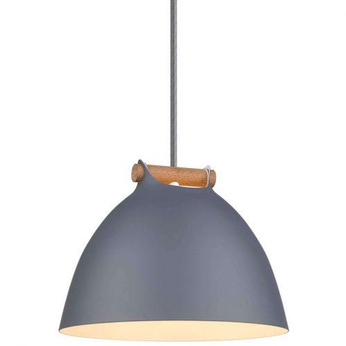 Šedé kovové závěsné světlo Halo Design Arhus 24 cm Halo Design