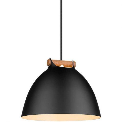 Černé kovové závěsné světlo Halo Design Arhus 24 cm Halo Design