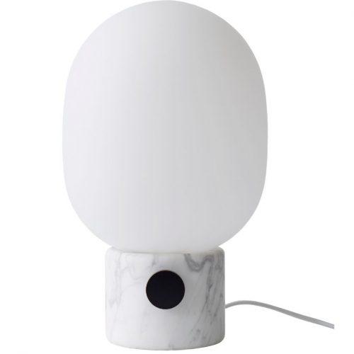 Bílá mramorová stolní lampa MENU JWDA 32 cm MENU