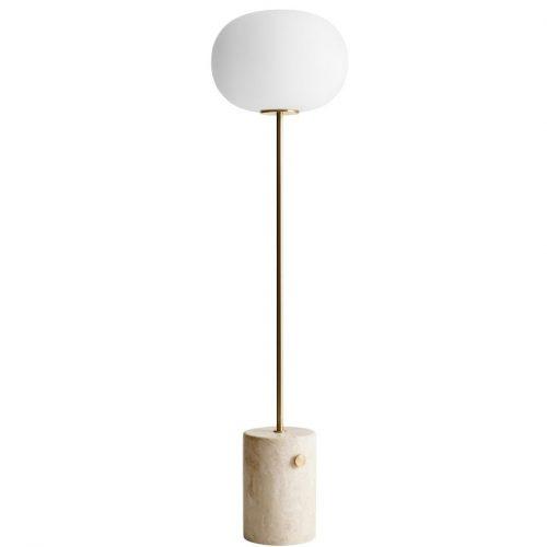 Béžová mramorová stojací lampa MENU JWDA 150 cm MENU