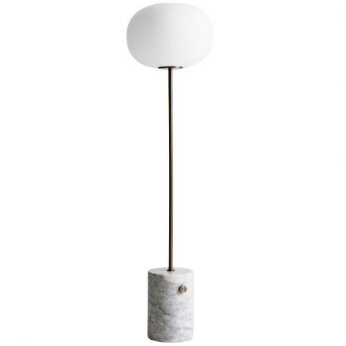 Bílá mramorová stojací lampa MENU JWDA 150 cm MENU