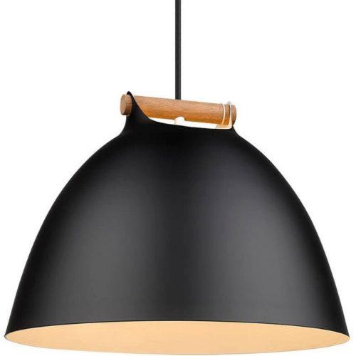 Černé kovové závěsné světlo Halo Design Arhus 40 cm Halo Design