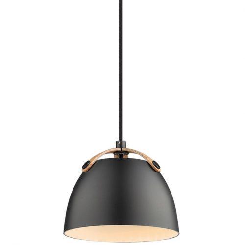 Černé kovové závěsné světlo Halo Design Oslo 16 cm Halo Design