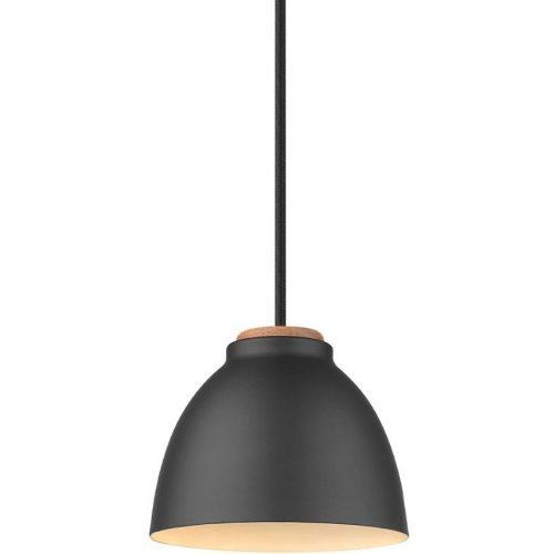 Černé kovové závěsné světlo Halo Design Niva 14 cm Halo Design