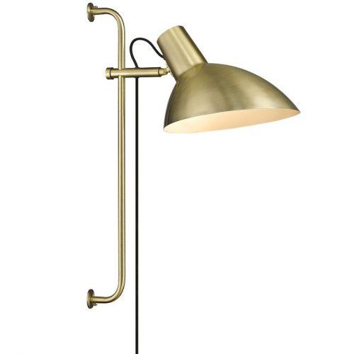 Mosazné kovové nástěnné světlo Halo Design Metropole Halo Design