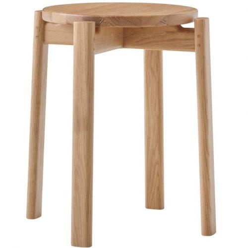 Masivní dubová stolička MENU PASSAGE 47 cm MENU