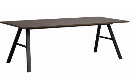 Tmavě hnědý dubový jídelní stůl ROWICO BRIGHAM 220 x 90 cm ROWICO