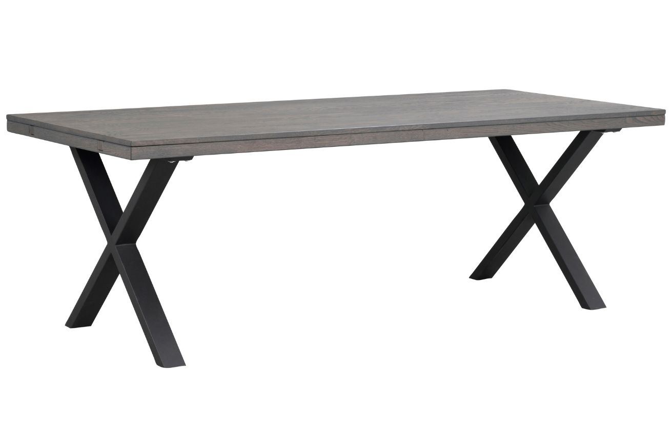 Tmavě hnědý dubový jídelní stůl ROWICO BROOKLYN II. 220 x 95 cm ROWICO