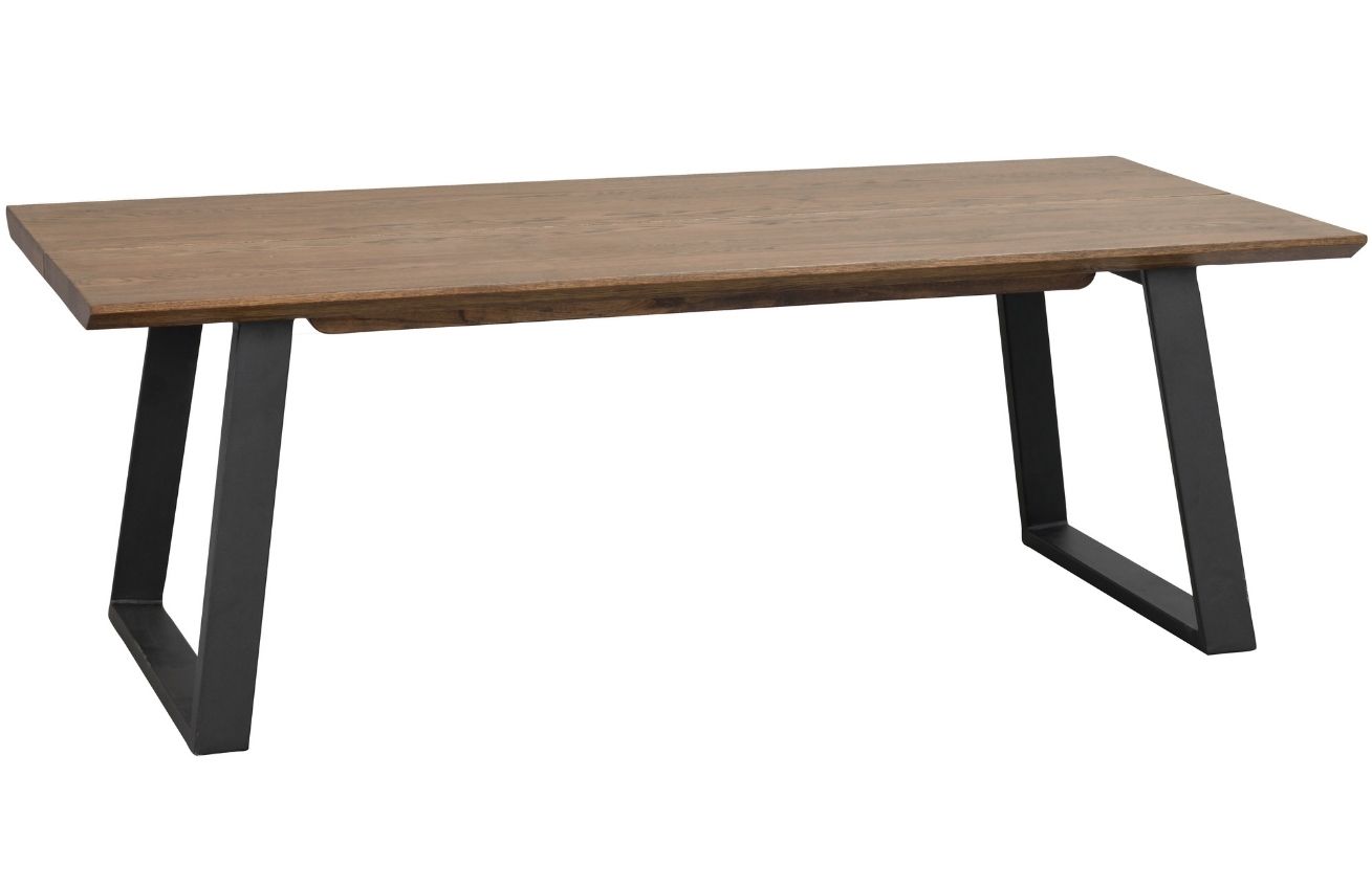 Hnědý dubový konferenční stolek ROWICO MELVILLE 140 x 65 cm ROWICO