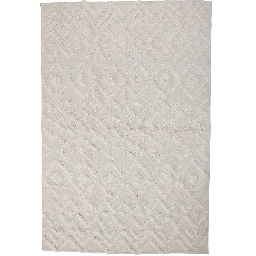 Krémově bílý bavlněný koberec Bloomingville Billa 140 x 200 cm Bloomingville