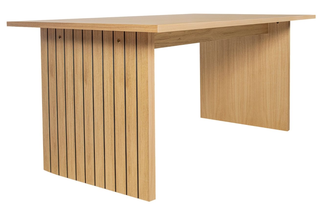 Dubový jídelní stůl Woodman Stripe 160x90 cm Woodman
