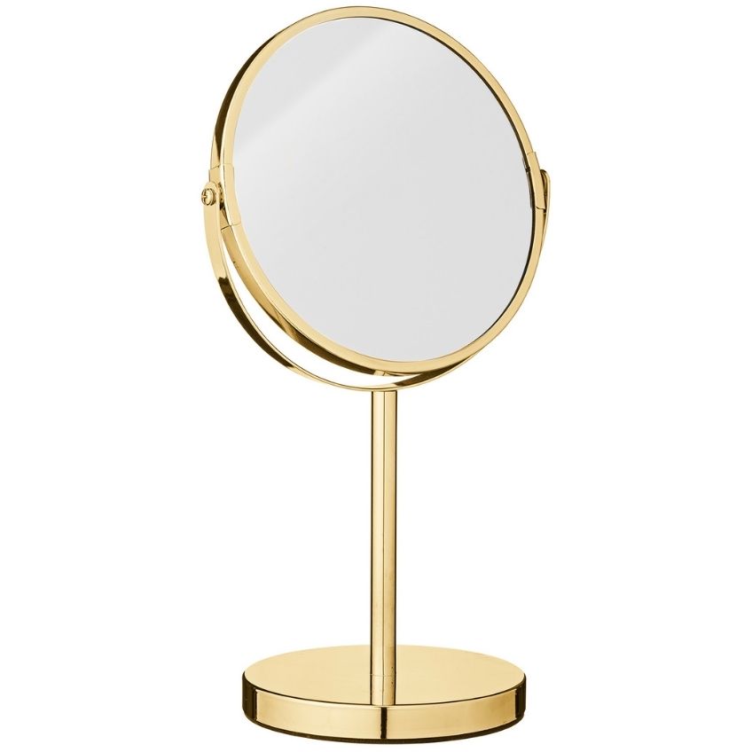 Zlaté kovové kosmetické zrcadlo Bloomingville Milde Bloomingville