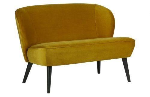 Hoorns Okrově žlutá dvoumístná pohovka Norma 110 cm Hoorns