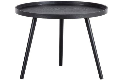 Hoorns Černý borovicový konferenční stolek Mireli 60 cm Hoorns