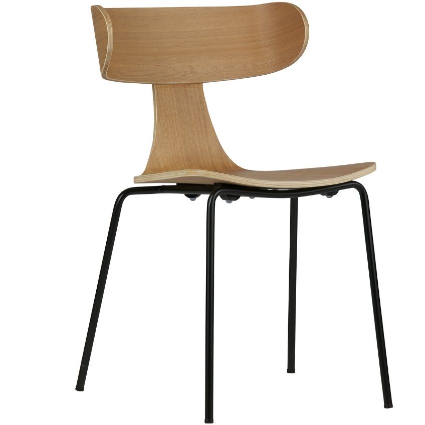 Hoorns Světlá jasanová jídelní židle Plane Hoorns