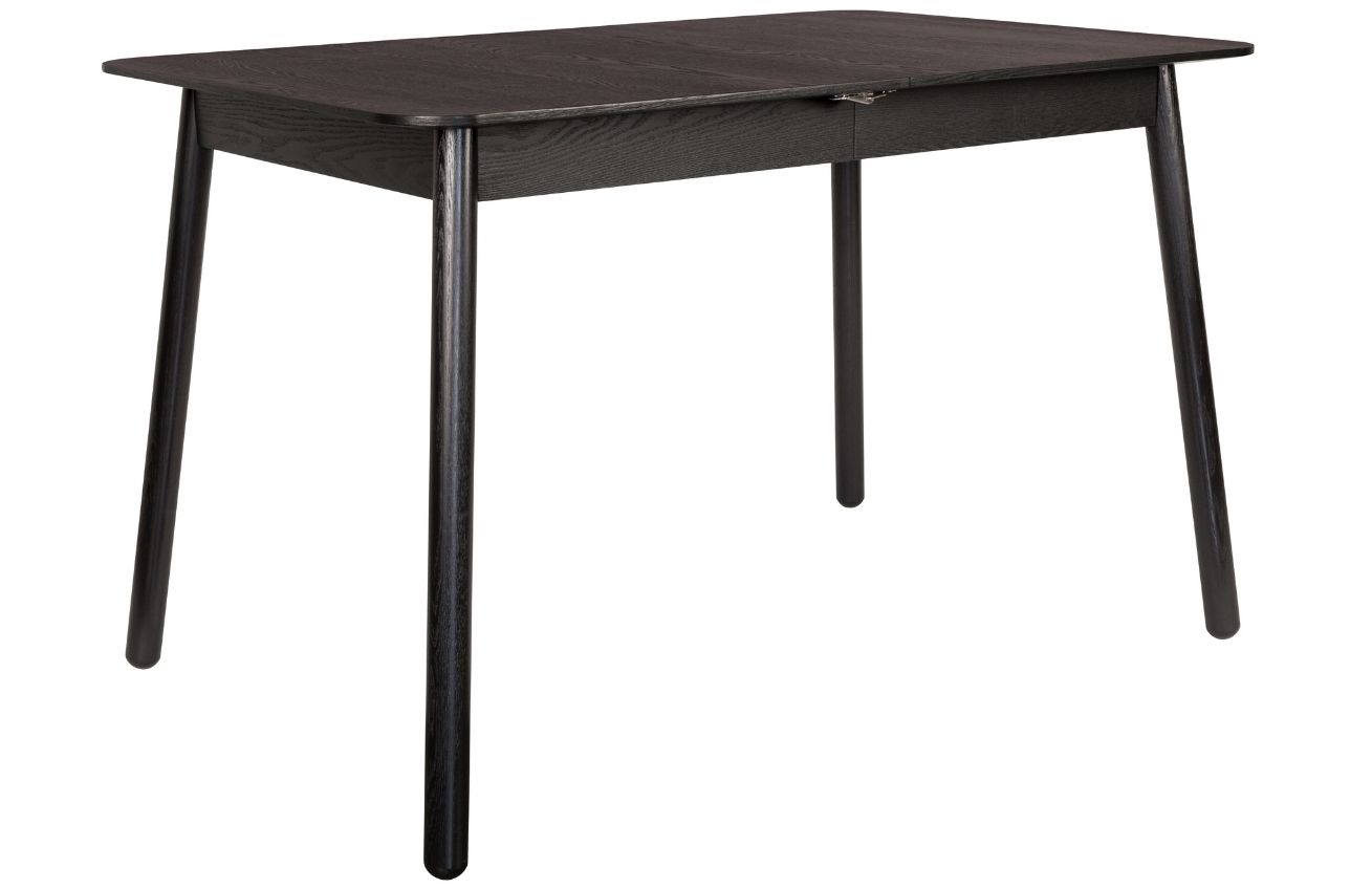 Černý jasanový rozkládací jídelní stůl ZUIVER GLIMPS 120/162x80 cm Zuiver