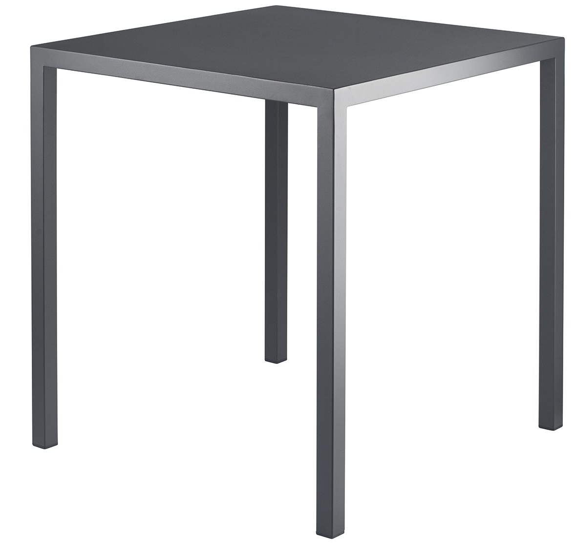 Antracitově šedý kovový zahradní stůl MARA IVO 80x80 cm Mara