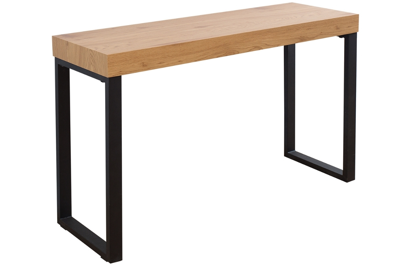 Moebel Living Dubový pracovní stůl Dirk 120x40 cm Moebel Living