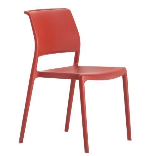 Pedrali Červená plastová jídelní židle Ara 310 Pedrali
