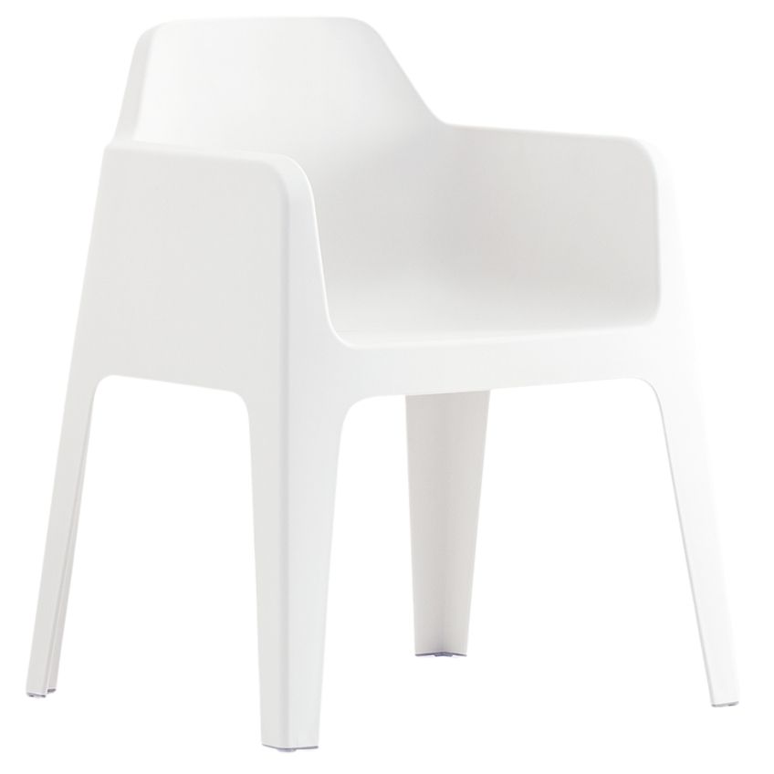 Pedrali Bílá plastová jídelní židle Plus 630 Pedrali