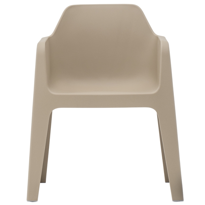 Pedrali Krémová plastová jídelní židle Plus 630 Pedrali
