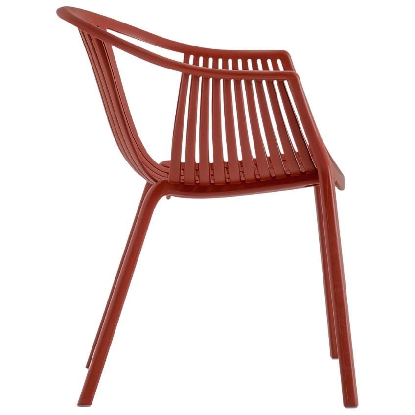 Pedrali Červená plastová jídelní židle Tatami 306 Pedrali
