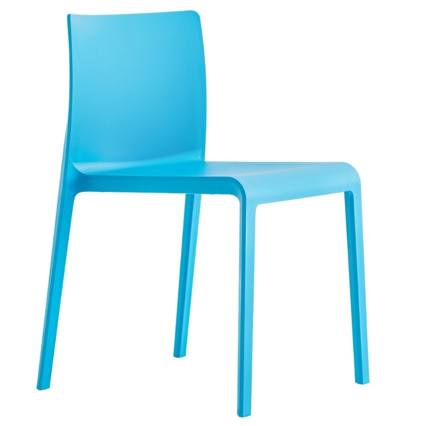 Pedrali Modrá plastová jídelní židle Volt 670 Pedrali