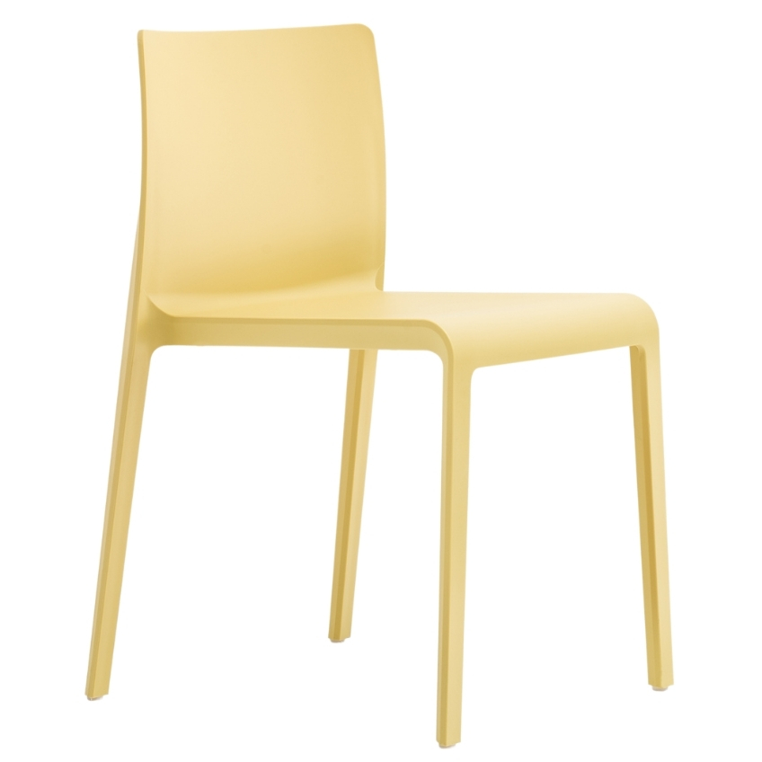 Pedrali Žlutá plastová jídelní židle Volt 670 Pedrali