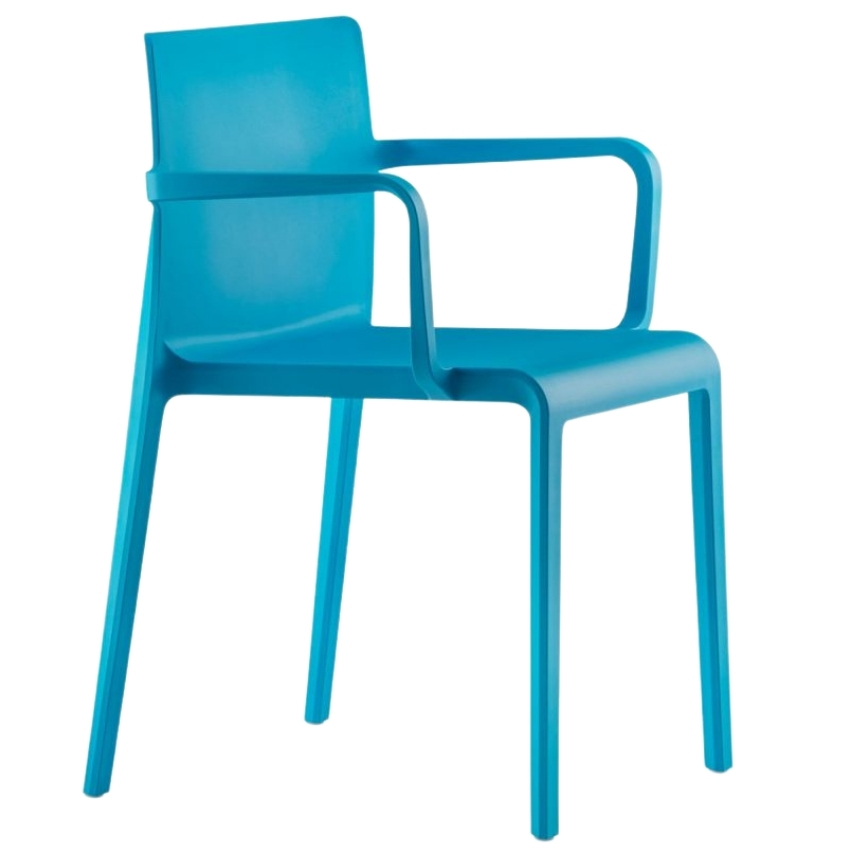 Pedrali Modrá plastová jídelní židle Volt 675 Pedrali