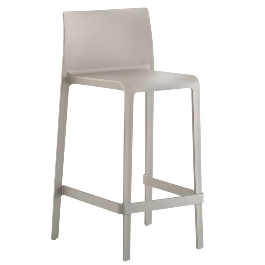 Pedrali Šedá plastová barová židle Volt 677 66 cm Pedrali
