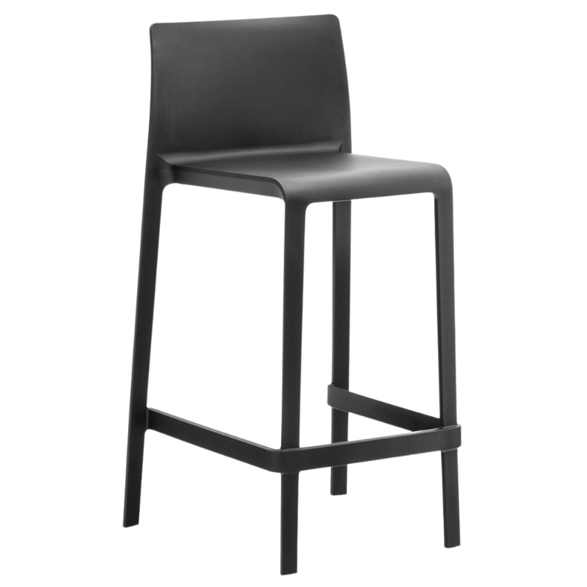 Pedrali Černá plastová barová židle Volt 677 66 cm Pedrali