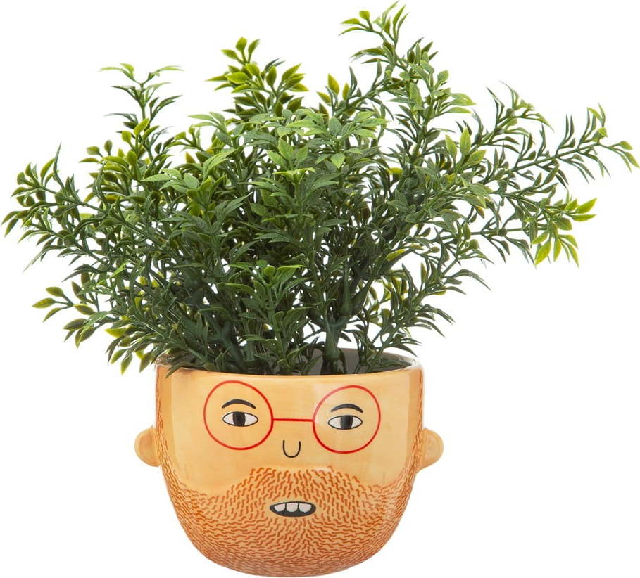 Béžový květináč Sass & Belle My Kind of People Ross Sass & Belle