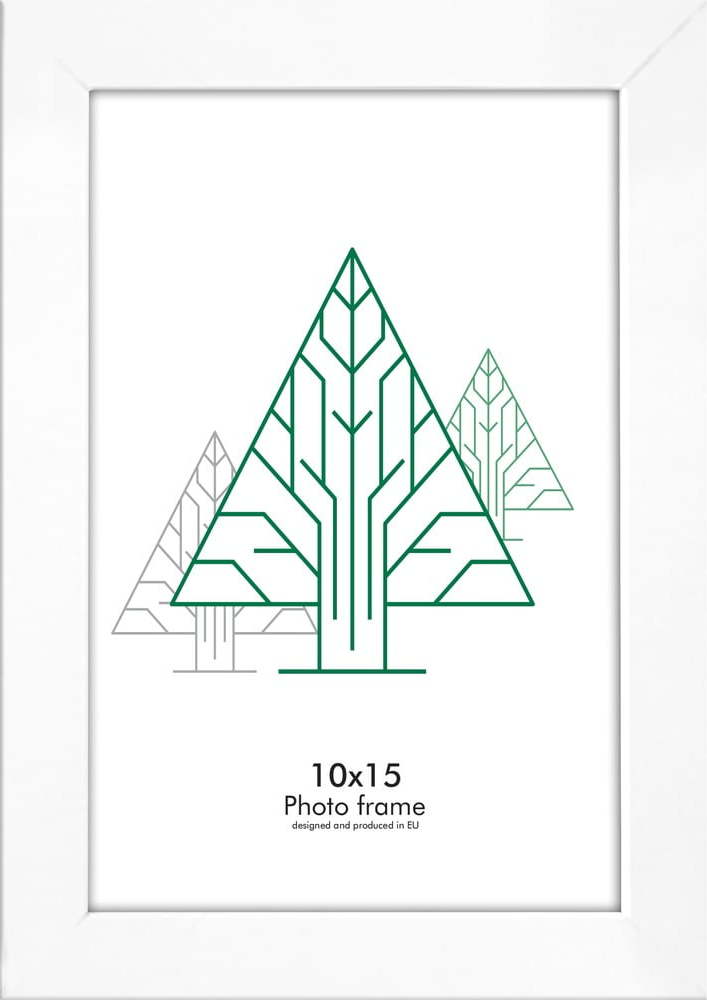 Bílý nástěnný rámeček Styler Floryda