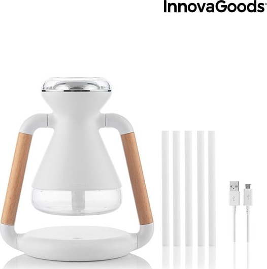 Bílý vonný difuzér InnovaGoods 3in1 InnovaGoods