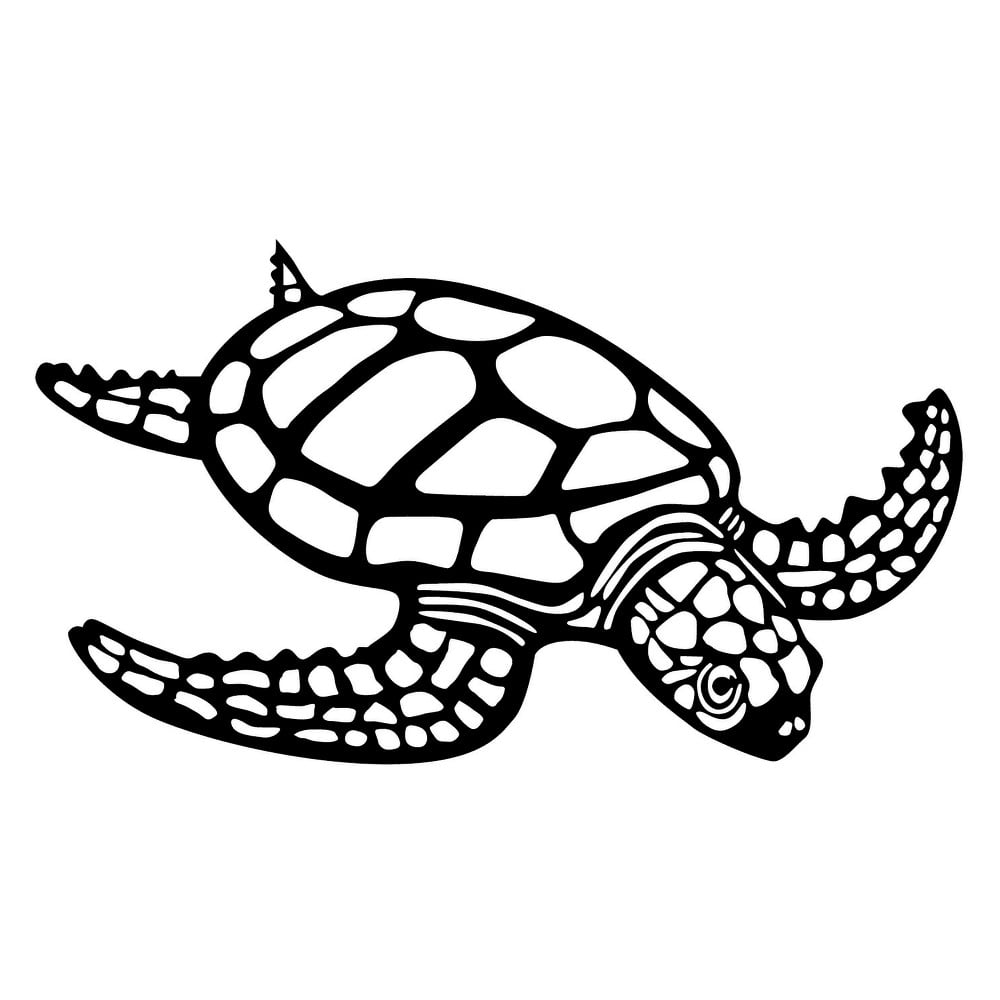 Černá nástěnná dekorace Tanelorn Turtle Tanelorn