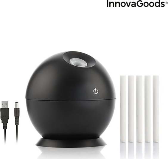 Černý vonný difuzér InnovaGoods Mini InnovaGoods