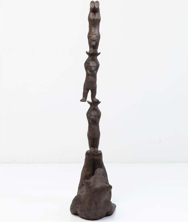 Dekorativní socha Kare Design Artistic Bears Balance