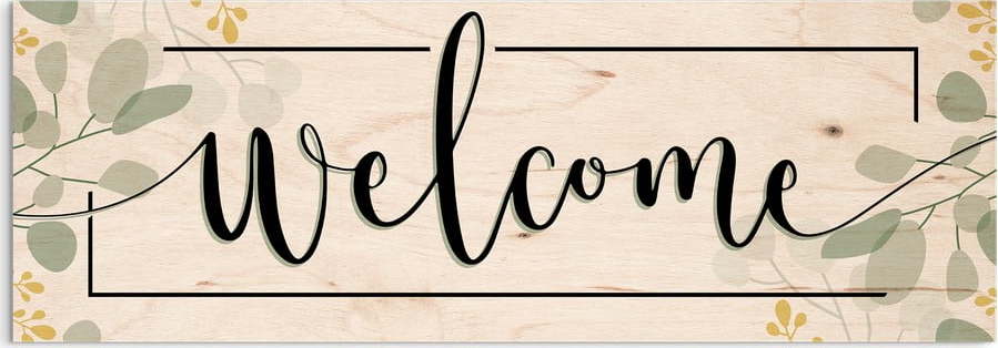 Nástěnná dekorace Styler Welcome