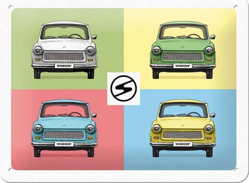 Nástěnná dekorativní cedule Postershop Trabant Postershop