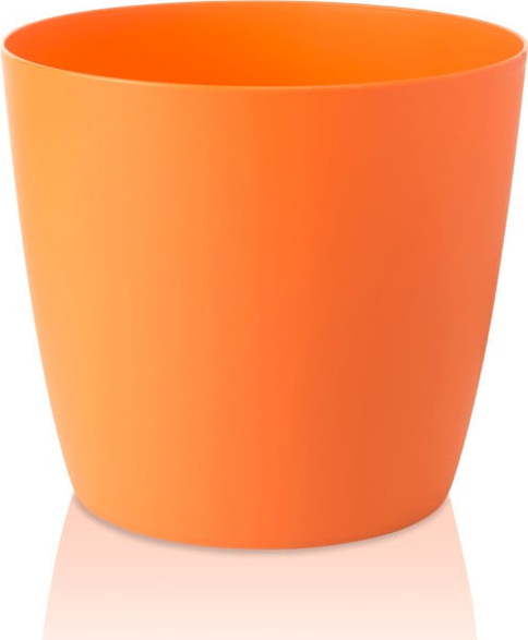 Oranžový květináč s pojízdnými kolečky Gardenico Ella Twist'n'Roll Smart System