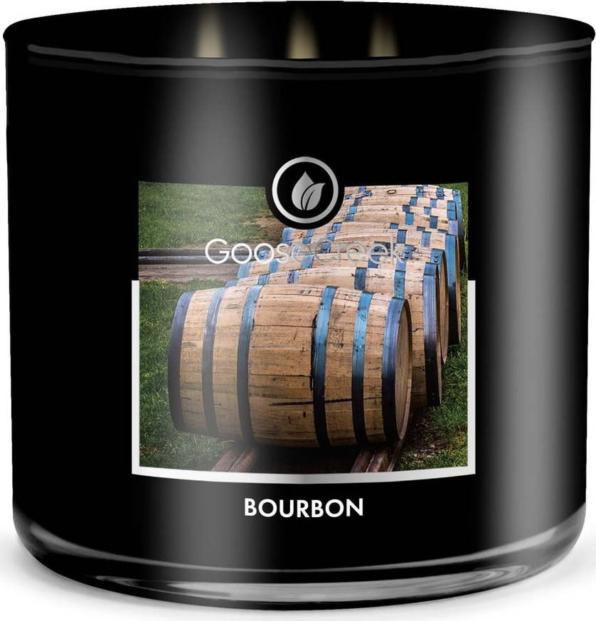 Pánská vonná svíčka v dóze Goose Creek Bourbon