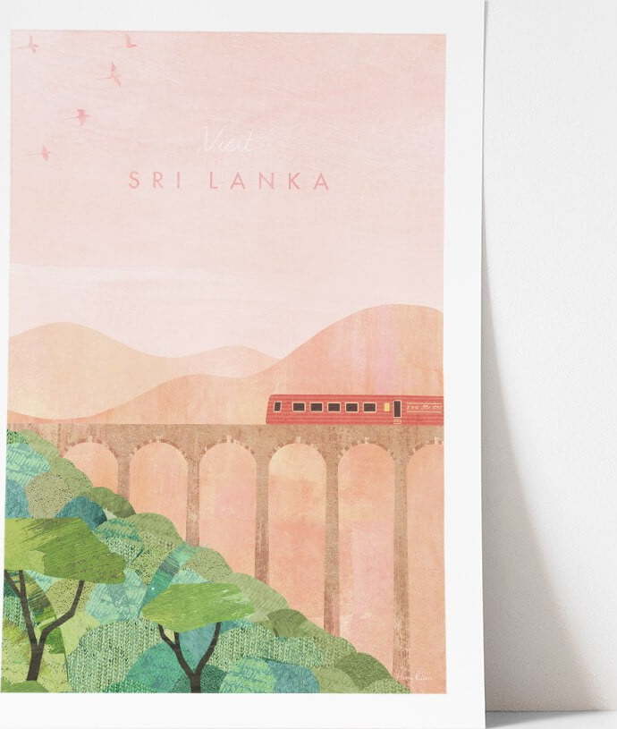 Plakát Travelposter Sri Lanka