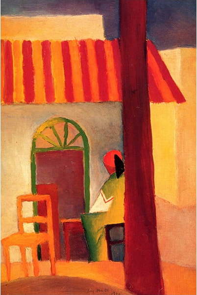 Reprodukce obrazu August Macke - Turkish Cafe I