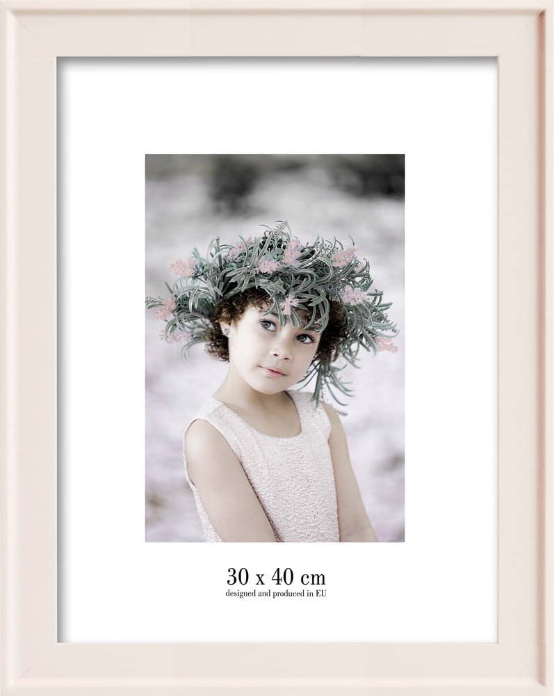 Růžový nástěnný rámeček Styler Malaga