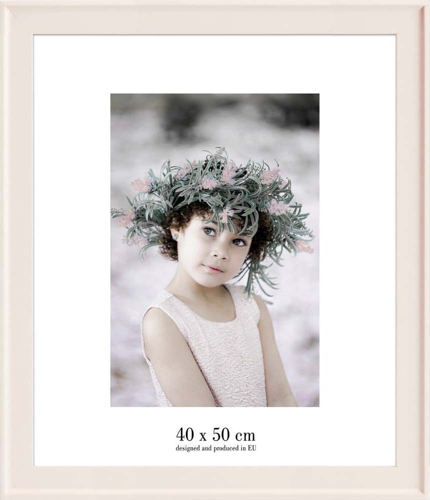 Růžový nástěnný rámeček Styler Malaga