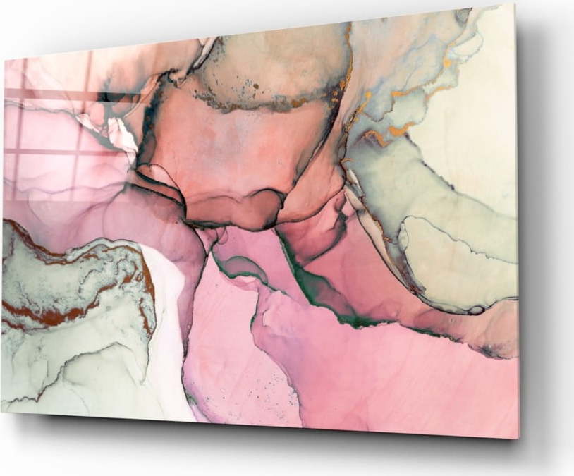 Skleněný obraz Insigne Rose Marble Pattern