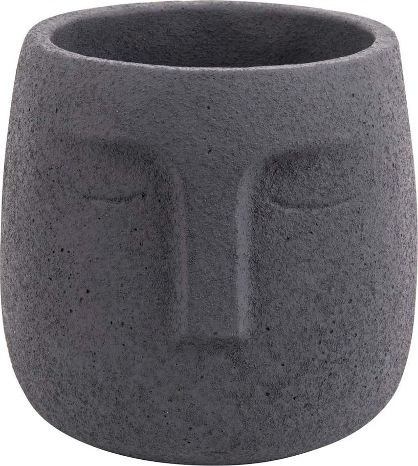 Tmavě modrý keramický květináč PT LIVING Face