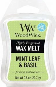 Vosk do aromalampy s vůn&iacute; m&aacute;ty a bazalky WoodWick