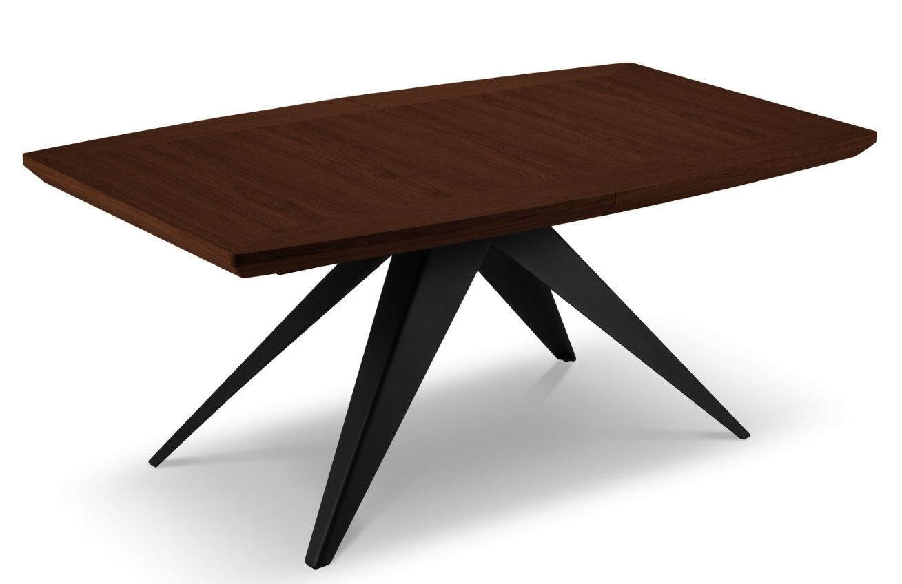 Tmavě hnědý dubový rozkládací jídelní stůl Windsor & Co Sky 100 x 200-300 cm Windsor & Co