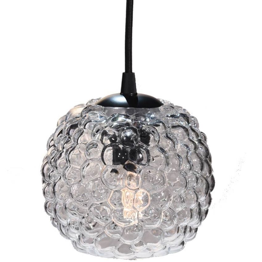 Transparentní skleněné závěsné světlo Halo Design Grape 15 cm Halo Design